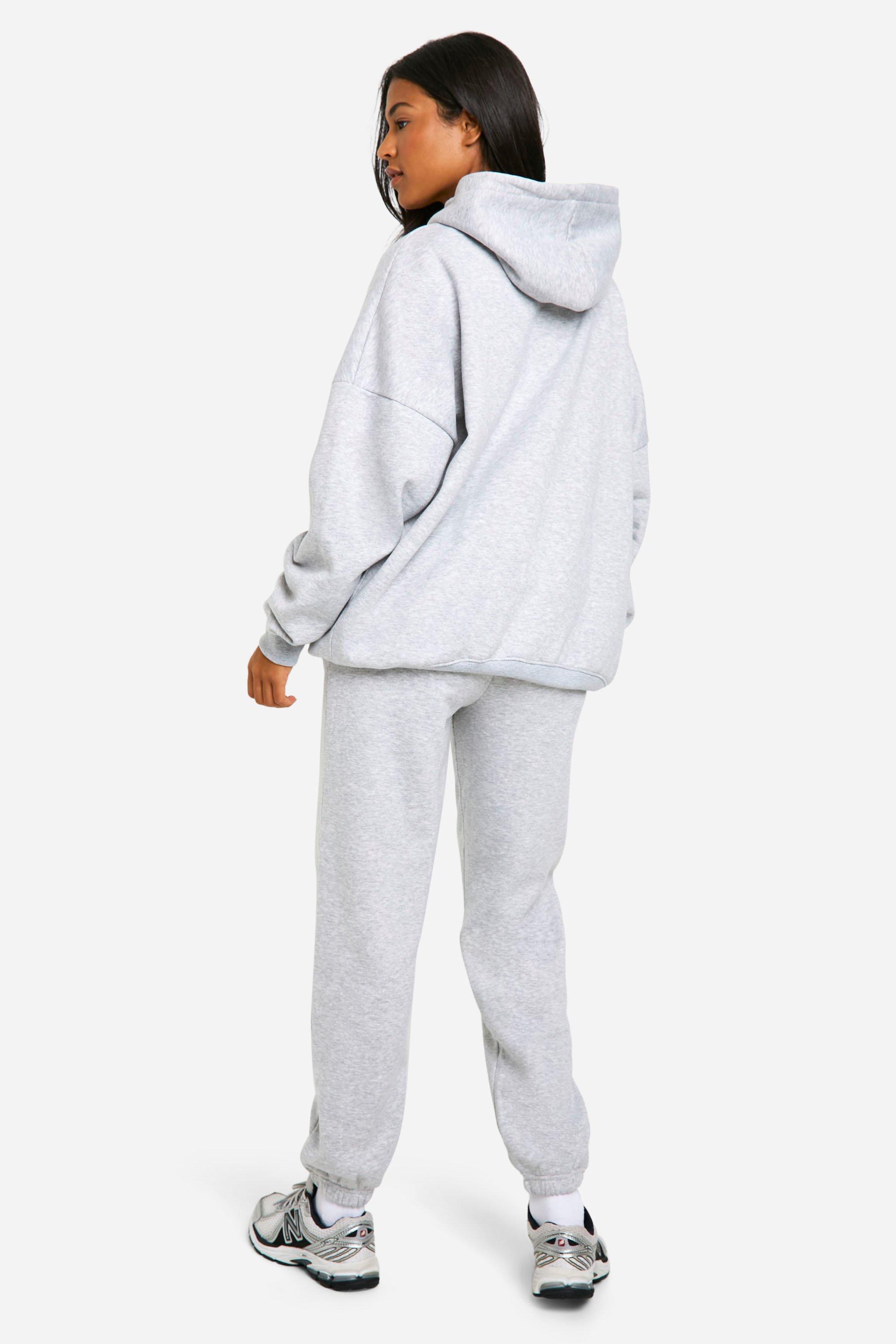 Boohoo grey tracksuit clearance